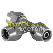 Тройник железный с резьбой Д 10 фитинг