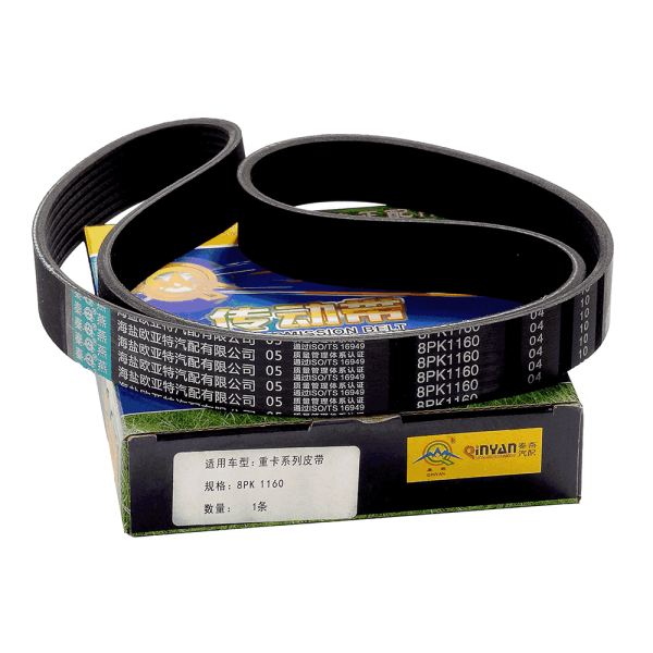 Ремень 8 РК 1160 генератора WD10 SHANTUI SD16 QINYAN (2)