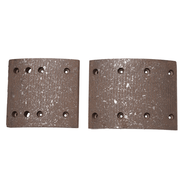 Накладка тормозная передняя 6-8 отв к-т FAW J6 QINYAN (2)