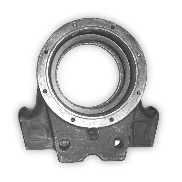 Корпус оси балансира (букса) 2 стремянки howo