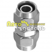 Прямой железный с резьбой Д 10 фитинг