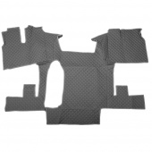 Коврики салона стеганные с 2022 г без холодильника серый к-т SITRAK G7