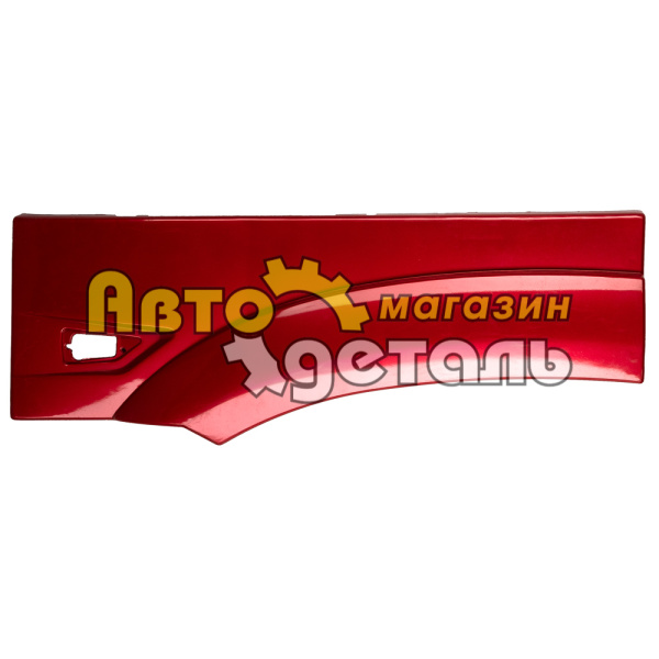 Крыло кабины переднее L (передняя часть) красное 2008 г HOWO WG1642230105