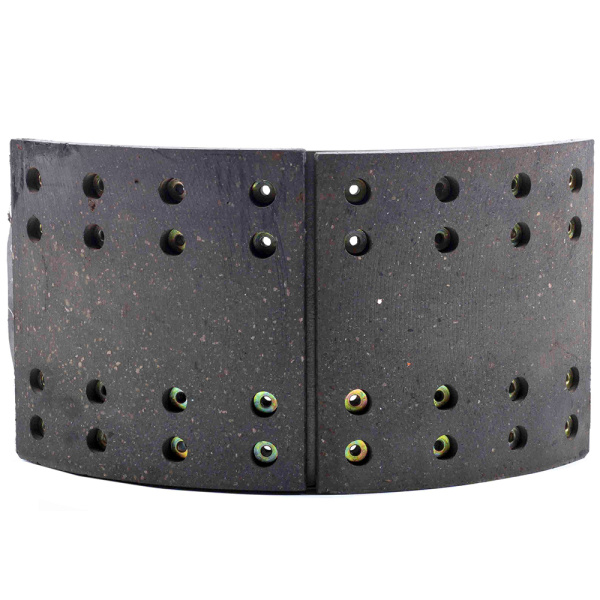 Колодка тормозная задняя 16 отв HOWO 70 тонн