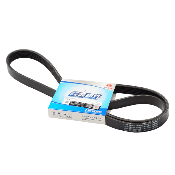 Ремень 6 РК 1443 генератора WP12.430E501 WP13.480E501 WP13.550E501 SHACMAN X3000 X5000 X6000 ОРИГИНА