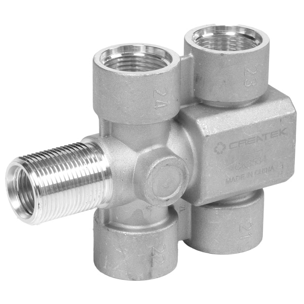 Клапан 4х контурный соеденительный SHACMAN F3000 X3000 X6000 CREATEK