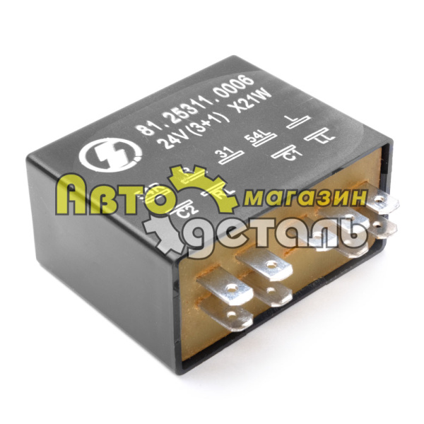 Реле дворников 9 штекеров SHAANXI 81.25311.0006