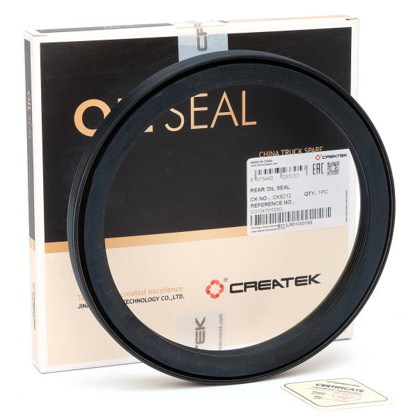 115*140*12 сальник коленвала коренной WD615 HOWO CREATEK CK-AZ1500019047 CK8212