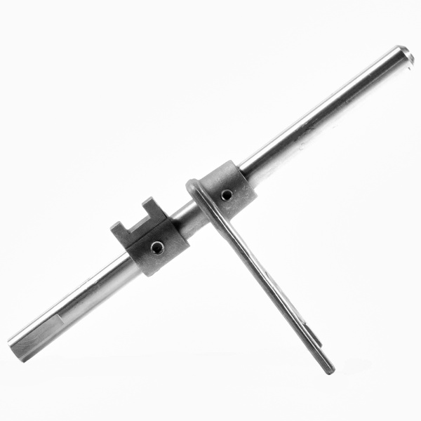 Вилка КПП в сборе с валом 1-2 передачи HOWO