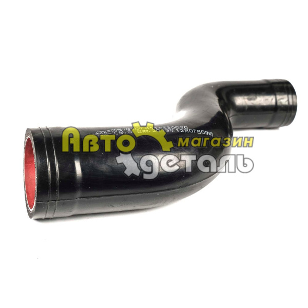 Патрубок радиатора (кривой) Д 60*45 SHAANXI DZ9114530050