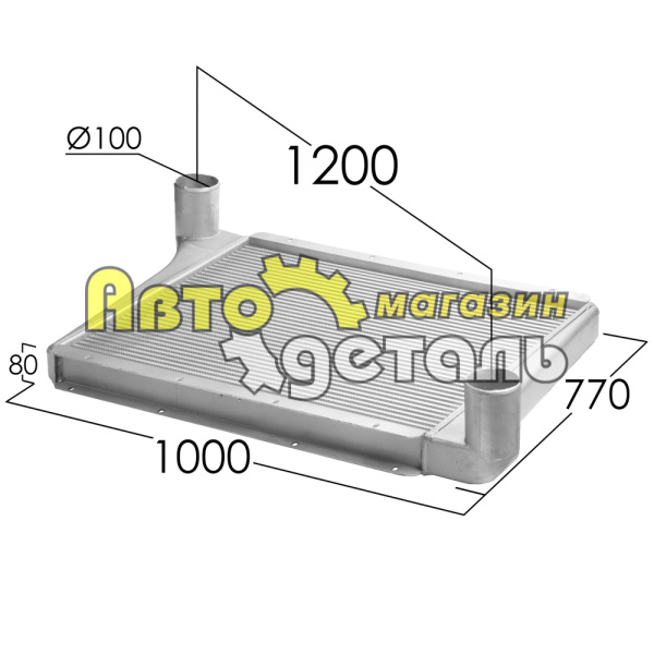 Интеркулер 371 л.с HOWO WG9719530250