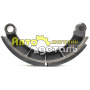 Колодка тормозная задняя 220 (c роликом) SHAANXI F2000 F3000 DZ9112340061