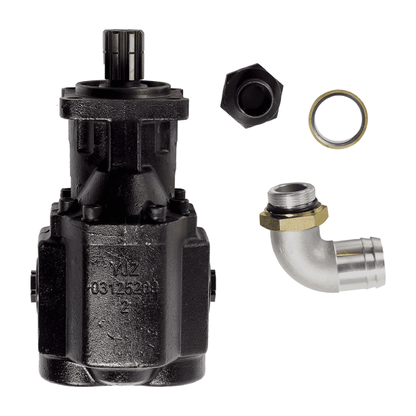 НШ подъёма кузова 8 шлицов выход с боку SHACMAN HYWA