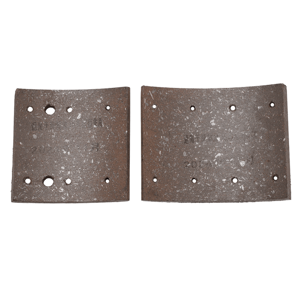 Накладка тормозная передняя 6-8 отв к-т FAW J6 QINYAN (3)