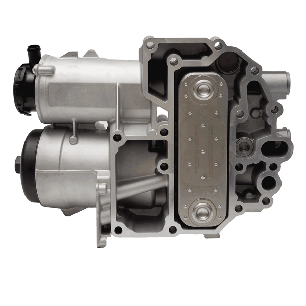 Корпус масляного фильтра в сборе с теплообменником MC11 HOWO T5GSITRAK (4)