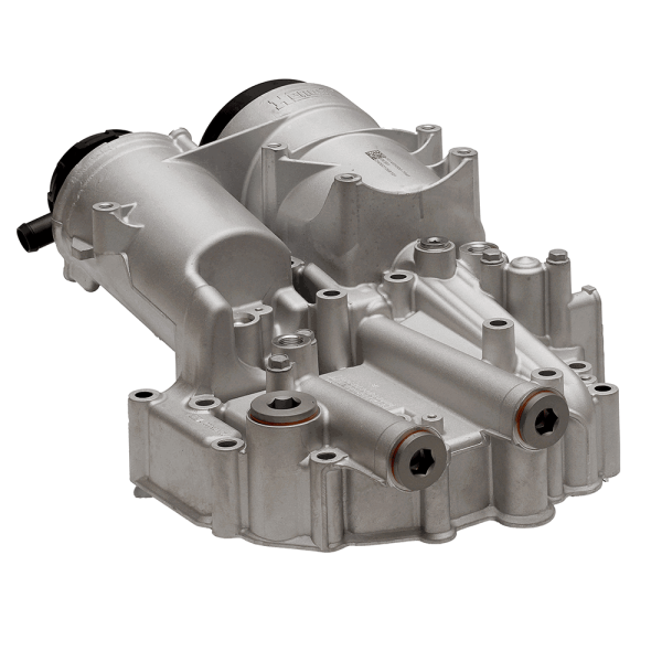 Корпус масляного фильтра в сборе с теплообменником MC11 HOWO T5GSITRAK (2)