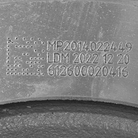 Маховик EURO 4 WP10 МИКСЕР 612600020416 (2)