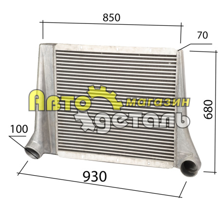 Интеркулер 336 л.с SHAANXI DZ9112530269