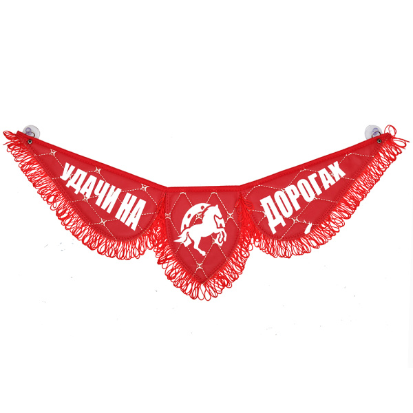 Вымпел тройной эко кожа SHACMAN (2)