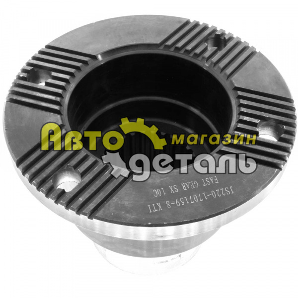 Фланец КПП FAST выходного вала 180/144/28/4 JS220-1717159/7  Фланец КПП FAST выходного вала 180/144/28/4 JS220-1717159/7