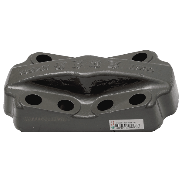 Накладка (башмак) рессоры задней 4 стремянки HOWO T5GSITRAK ОРИГИНАЛ (2)